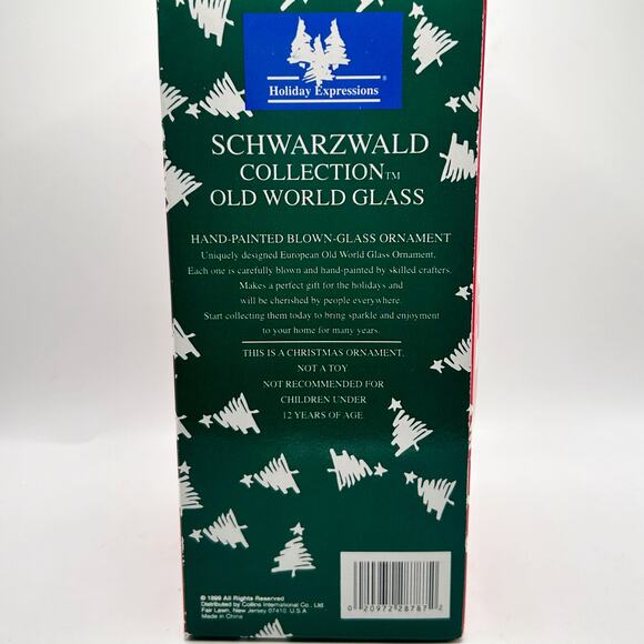 Holiday Expressions Old World Glass Ornament Magical Bear Schwarzwald Collection - Picture 4 of 5
